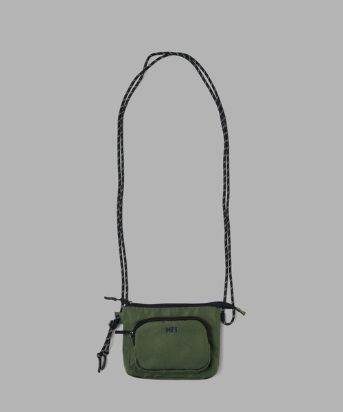 MEI（メイ）の「【 MEI / メイ 】 パラコード ミニ ショルダー バッグ（ショルダーバッグ・メンズ・オリーブドラブ/ベージュ/ブラック/グレー・FREE）」の4枚目の写真