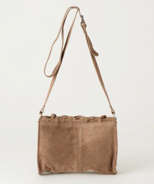 Another Edition(アナザーエディション)の「 フリンジ スクエアショルダー/AEBC FRNG SQSHLD(ショルダーバッグ・レディース・ライトグレー/ベージュ・フリー)」の4枚目の写真