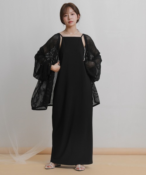 odin2 portal ベース新品RAM8ギガ　ストレージ128ギガ　黒 select MOCA（セレクトモカ）の「2WAYルーズかぎ編みカーディガン