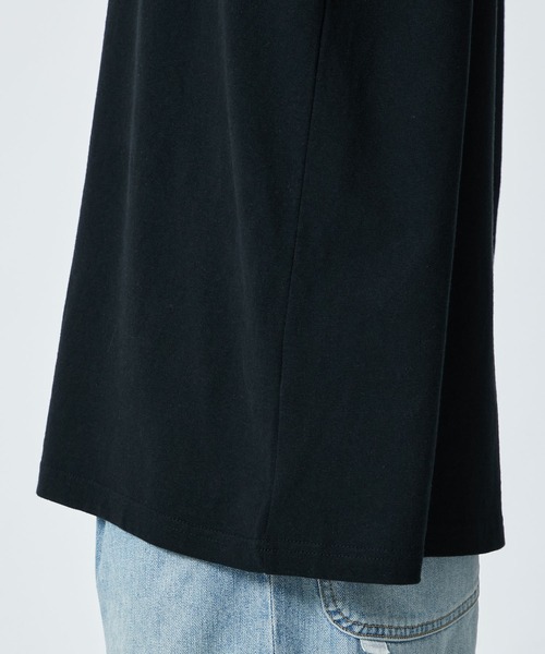 soe(ソーイ)の「Ringer T Shirts WORLD IMAGE(Tシャツ/カットソー・メンズ・ブラック/オフホワイト・1/2)」の15枚目の写真