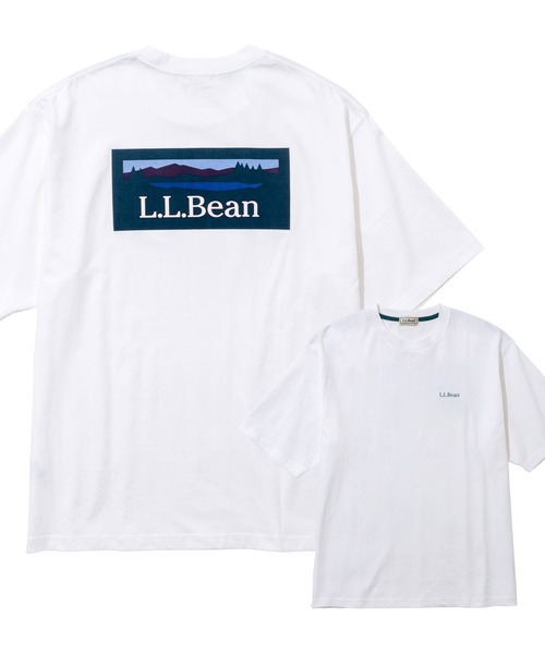 L.L.Bean（エルエルビーン）の「【JAPAN EDITION】ビーンズ・バック・カタディン・ショートスリーブ・ティ（Tシャツ/カットソー・メンズ・ブラック/ブルー/オフホワイト/パープル・SMALL/MEDIUM/LARGE/X-LARGE）」の2枚目の写真