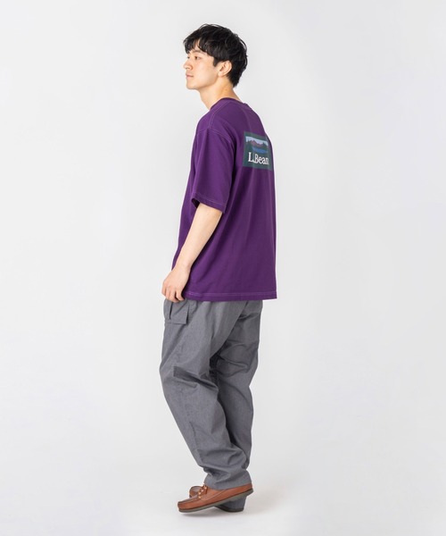 L.L.Bean（エルエルビーン）の「【JAPAN EDITION】ビーンズ・バック・カタディン・ショートスリーブ・ティ（Tシャツ/カットソー・メンズ・ブラック/ブルー/オフホワイト/パープル・SMALL/MEDIUM/LARGE/X-LARGE）」の9枚目の写真
