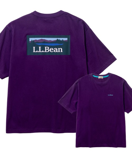 L.L.Bean（エルエルビーン）の「【JAPAN EDITION】ビーンズ・バック・カタディン・ショートスリーブ・ティ（Tシャツ/カットソー・メンズ・ブラック/ブルー/オフホワイト/パープル・SMALL/MEDIUM/LARGE/X-LARGE）」の5枚目の写真