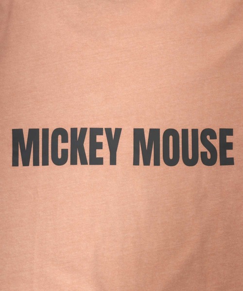 Disney(ディズニー)の「Disney(ディズニー)ミッキーマウスキャラクタープリント ユーズド加工半袖Tシャツ メンズ レディース(Tシャツ/カットソー・メンズ・ピンク/ブルー/スミクロ・L/M/LL)」の10枚目の写真