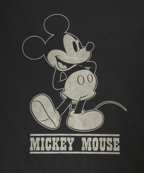 Disney(ディズニー)の「Disney(ディズニー)ミッキーマウスキャラクタープリント ユーズド加工半袖Tシャツ メンズ レディース(Tシャツ/カットソー・メンズ・ピンク/ブルー/スミクロ・L/M/LL)」の20枚目の写真