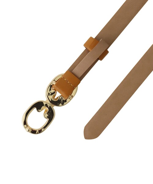 ベルト ダブルバックルスライドベルト レディース ANAYI(アナイ