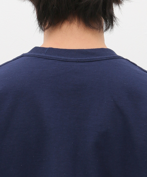 is-ness(イズネス)の「【ISNESS MUSIC / イズネスミュージック】MINIMAL T-SHIRT(Tシャツ/カットソー・メンズ・ホワイト/ネイビー・FREE)」の8枚目の写真