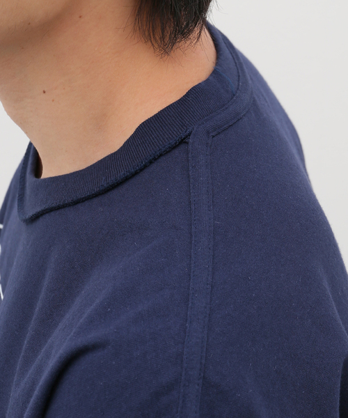 is-ness(イズネス)の「【ISNESS MUSIC / イズネスミュージック】MINIMAL T-SHIRT(Tシャツ/カットソー・メンズ・ホワイト/ネイビー・FREE)」の11枚目の写真
