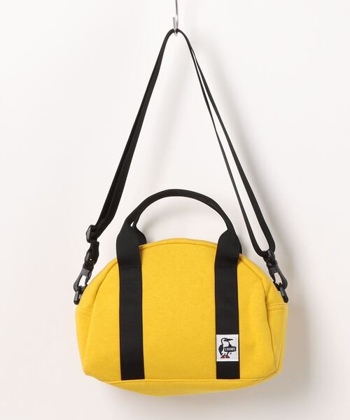 CHUMS(チャムス)の「【CHUMS/チャムス】 Mini Bowling Bag Sweat(ボストンバッグ・メンズ・ブラック/イエロー/ヘザーグレー/ネイビー/その他1/その他2/その他3/その他4/その他5/その他7/その他6・FREE)」の4枚目の写真