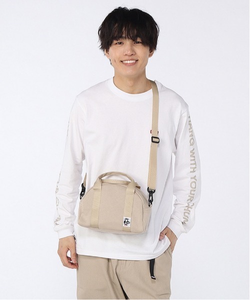 CHUMS(チャムス)の「【CHUMS/チャムス】 Mini Bowling Bag Sweat(ボストンバッグ・メンズ・ブラック/イエロー/ヘザーグレー/ネイビー/その他1/その他2/その他3/その他4/その他5/その他7/その他6/その他9/その他11/その他8/その他10・FREE)」の16枚目の写真
