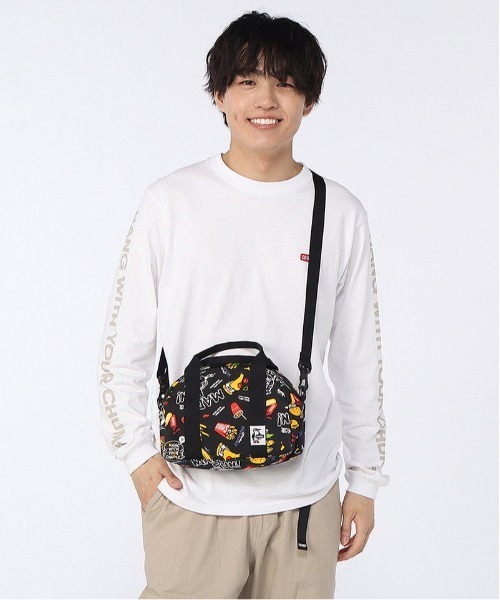 CHUMS(チャムス)の「【CHUMS/チャムス】 Mini Bowling Bag Sweat(ボストンバッグ・メンズ・ブラック/イエロー/ヘザーグレー/ネイビー/その他1/その他2/その他3/その他4/その他5/その他7/その他6/その他9/その他11/その他8/その他10・FREE)」の18枚目の写真