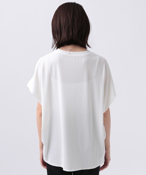 Elura（エルーラ）の「ドレスアップリブドルマンプルオーバー（Tシャツ/カットソー・レディース・ブラウン系その他/ライトブルー/チャコールグレー/ホワイト/ブルー系その他5/カーキ/ブラック/グリーン系その他4/グリーン系その他2・MEDIUM/LARGE）」の20枚目の写真