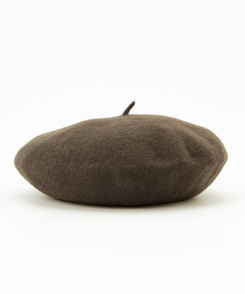B:MING by BEAMS(ビーミングバイビームス)の「DORFMAN PACIFIC / WOOL BERET(ハンチング/ベレー帽・メンズ・チャコールグレー/オリーブ/ネイビー・ONE SIZE)」の6枚目の写真