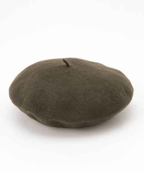 B:MING by BEAMS(ビーミングバイビームス)の「DORFMAN PACIFIC / WOOL BERET(ハンチング/ベレー帽・メンズ・チャコールグレー/オリーブ/ネイビー・ONE SIZE)」の7枚目の写真