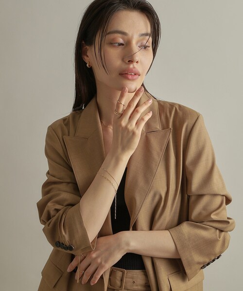 COCOSHNIK(ココシュニック)の「K10トリプルファランジ リング(リング・レディース・イエローゴールド・12/14)」の17枚目の写真