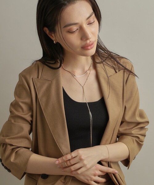 COCOSHNIK(ココシュニック)の「K10トリプルファランジ リング(リング・レディース・イエローゴールド・12/14)」の19枚目の写真
