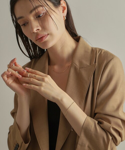 COCOSHNIK(ココシュニック)の「K10トリプルファランジ リング(リング・レディース・イエローゴールド・12/14)」の12枚目の写真