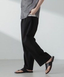 「大人のワイドパンツ」2タックワイドトラウザーズ