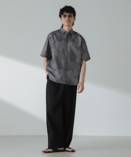 NANO universe（ナノユニバース）の「「大人のワイドパンツ」2タックワイドトラウザーズ（スラックス・メンズ・ベージュ/ブラック/オフホワイト・S/L/M）」の9枚目の写真