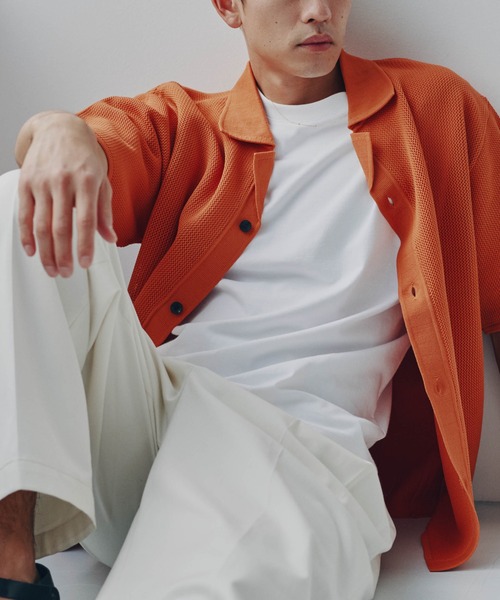 NANO universe（ナノユニバース）の「「大人のワイドパンツ」2タックワイドトラウザーズ（スラックス・メンズ・ベージュ/ブラック/オフホワイト・S/L/M）」の5枚目の写真