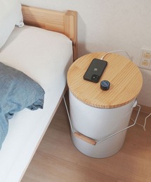 entre square（アントレスクエアー）の「bcl/ラウンド ストレージ スツール 収納 椅子 チェア 缶 サイドテーブル（収納グッズ）」