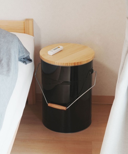 bcl/ラウンド ストレージ スツール 収納 椅子 チェア 缶 サイド