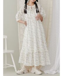 merry jenny | flowerスモックリボンワンピース(ワンピース)