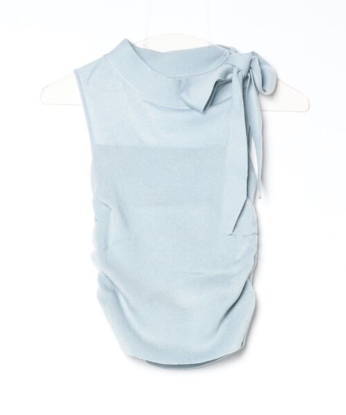 Jasmine Grandiflorum（ジャスミングランディフローラム）の「【Jasmine】リボンノンスリーブブラウス (SS)（シャツ/ブラウス・レディース・ブラック/オフホワイト/ブルー/ライトグリーン/ピンク・FREE）」の15枚目の写真