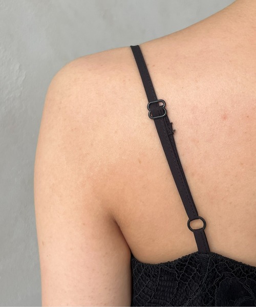 Thevon（ゼボン）の「【オケージョン】シアーブラウス×フラワーレースキャミワンピース（ドレス・レディース・ブラウン/ブラック/ブルー・FREE）」の10枚目の写真