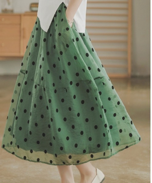a lot of love（ア ロット オブ ラブ）の「シアー水玉スカート