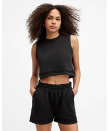 ALLSAINTS | EWELINA CROCHET TRIM CROPPED TANK TOP | EWELINA クロシェ トリム クロップド タンクトップ(タンクトップ)