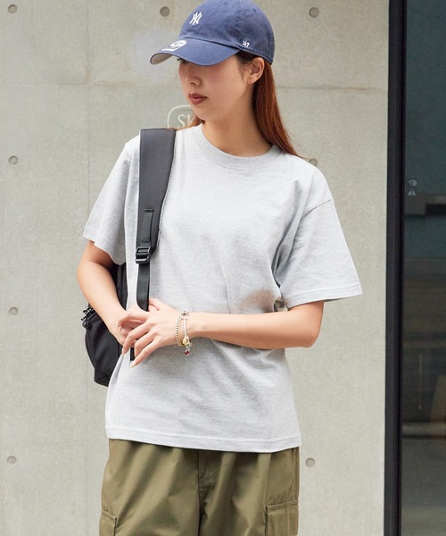 LIFEMAX(ライフマックス)の「LIFEMAX/ライフマックス 5.6オンスハイグレードコットンTシャツ 半袖Tシャツ 無地Tシャツ 秋 秋服 2026年秋冬(Tシャツ/カットソー・メンズ・ホワイト/ライトピンク/グリーン/ミックスグレー/カーキ/ネイビー/パープル/ベージュ/ブラック/ライトブルー・S/M/L/XL)」の13枚目の写真