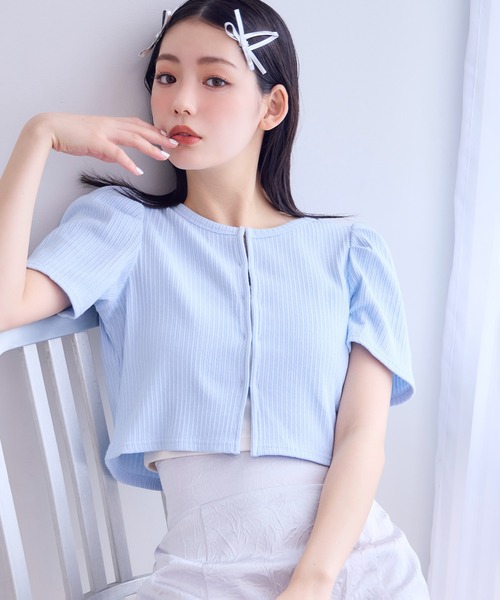 one after another NICE CLAUP（ワンアフターアナザーナイスクラップ）の「マルチウェイトップス（Tシャツ/カットソー・レディース・ブラック/ブラック系その他/サックスブルー/イエロー・FREE）」の3枚目の写真