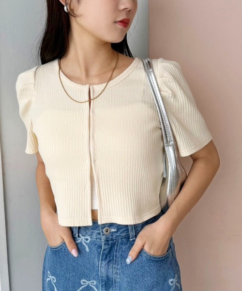 one after another NICE CLAUP（ワンアフターアナザーナイスクラップ）の「マルチウェイトップス（Tシャツ/カットソー・レディース・ブラック/ブラック系その他/サックスブルー/イエロー・FREE）」の4枚目の写真