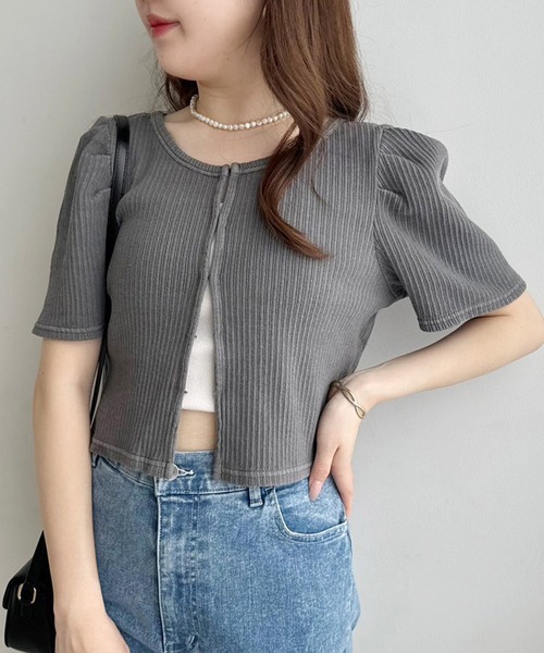 one after another NICE CLAUP（ワンアフターアナザーナイスクラップ）の「マルチウェイトップス（Tシャツ/カットソー・レディース・ブラック/ブラック系その他/サックスブルー/イエロー・FREE）」の8枚目の写真