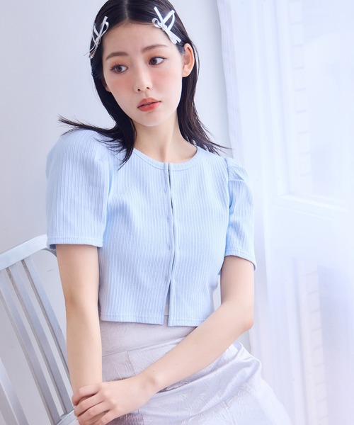 one after another NICE CLAUP（ワンアフターアナザーナイスクラップ）の「マルチウェイトップス（Tシャツ/カットソー・レディース・ブラック/ブラック系その他/サックスブルー/イエロー・FREE）」の5枚目の写真