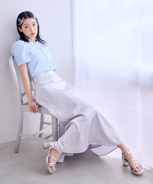 one after another NICE CLAUP（ワンアフターアナザーナイスクラップ）の「マルチウェイトップス（Tシャツ/カットソー・レディース・ブラック/ブラック系その他/サックスブルー/イエロー・FREE）」の7枚目の写真