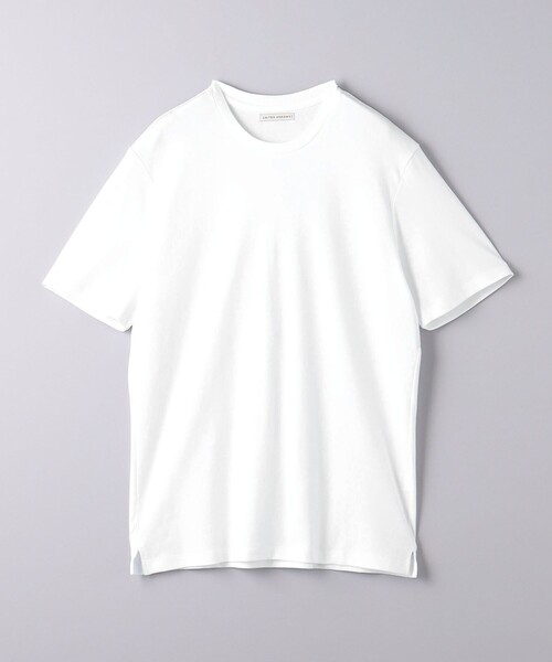 UNITED ARROWS（ユナイテッドアローズ）の「ベーシック スムース クルーネック Tシャツ（Tシャツ/カットソー・メンズ・ホワイト/ブラック・M/S/XL/L）」の8枚目の写真