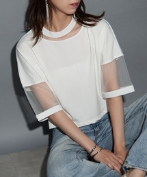 【MAISON BREEZE reveur】コンビネーションシアーカットソー trc