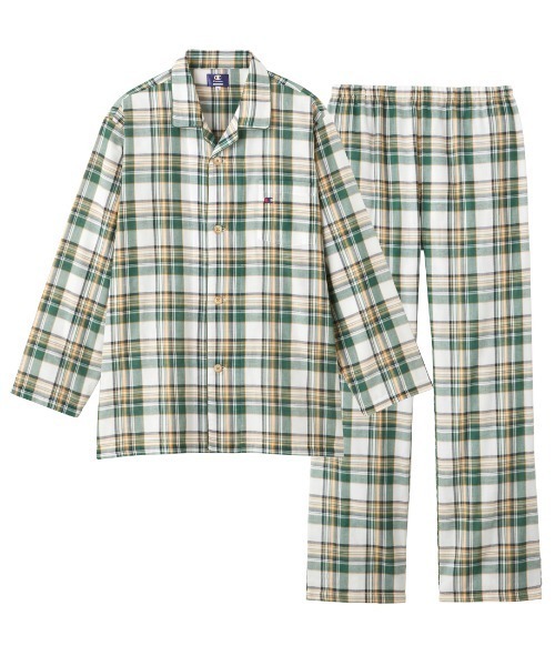 Champion/チャンピオン ルームウェア 長袖長パンツ 先染めWガーゼ(ルームウェア/パジャマ)|Champion(チャンピオン)