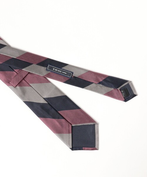 B:MING by BEAMS（ビーミングバイビームス）の「シルク ストライプ ネクタイ③ 24AW（ネクタイ・メンズ・オレンジ/ピンク/レッド/グリーン/ブルー/レッド系その他6/オリーブ/ライトブルー/ブルー系その他2・ONE SIZE）」の11枚目の写真