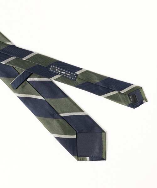 B:MING by BEAMS（ビーミングバイビームス）の「シルク ストライプ ネクタイ③ 24AW（ネクタイ・メンズ・オレンジ/ピンク/レッド/グリーン/ブルー/レッド系その他6/オリーブ/ライトブルー/ブルー系その他2・ONE SIZE）」の19枚目の写真