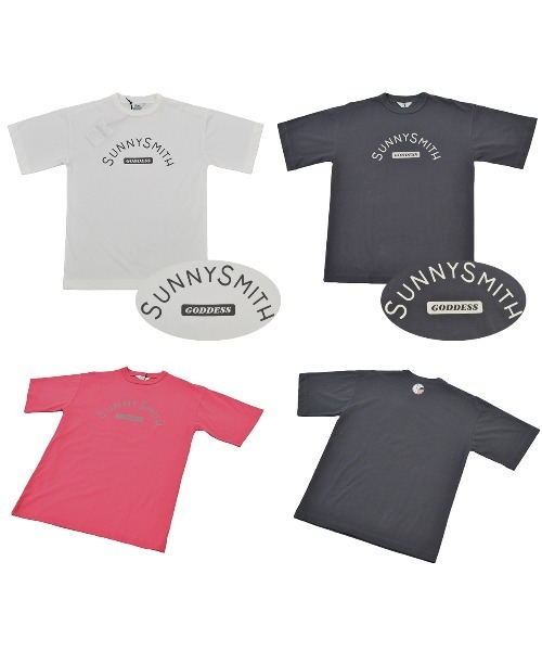 Sunny Smith（サニースミス）の「【サニースミス/sunnysmith】ヘビーオンスCool Smith GDS Print SS Tee(CP)（Tシャツ/カットソー・メンズ・オフホワイト/レッド/チャコール・M/L）」の18枚目の写真