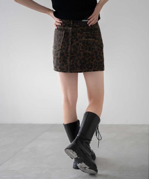 dispark(ディスパーク)の「DISPARK/レオパードダメージミニスカパン(スカート・レディース・その他1・MEDIUM/SMALL)」の6枚目の写真