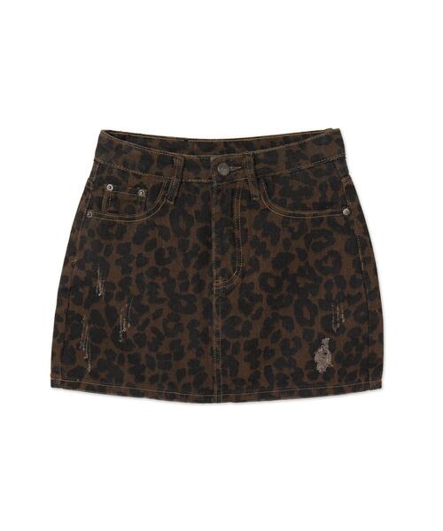 dispark(ディスパーク)の「DISPARK/レオパードダメージミニスカパン(スカート・レディース・その他1・MEDIUM/SMALL)」の8枚目の写真