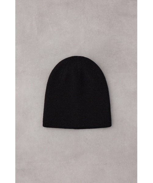 AZUL by moussy（アズールバイマウジー）の「リブニットビーニー（ニットキャップ/ビーニー・レディース・グレー/ブラック・FREE）」の5枚目の写真