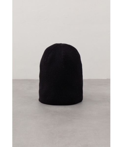 AZUL by moussy（アズールバイマウジー）の「リブニットビーニー（ニットキャップ/ビーニー・レディース・グレー/ブラック・FREE）」の6枚目の写真