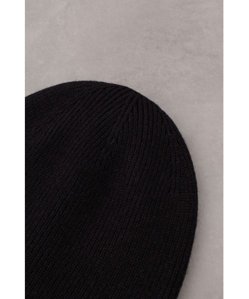 AZUL by moussy（アズールバイマウジー）の「リブニットビーニー（ニットキャップ/ビーニー・レディース・グレー/ブラック・FREE）」の7枚目の写真