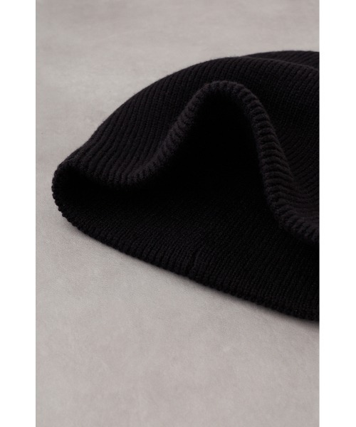 AZUL by moussy（アズールバイマウジー）の「リブニットビーニー（ニットキャップ/ビーニー・レディース・グレー/ブラック・FREE）」の8枚目の写真