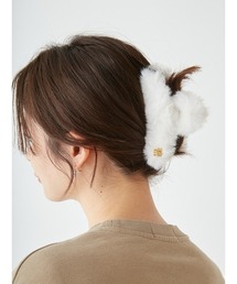 SNIDEL（スナイデル）の「ミディロゴファーバンス（バレッタ/ヘアクリップ）」
